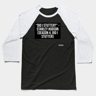 the office funny quote Baseball T-Shirt